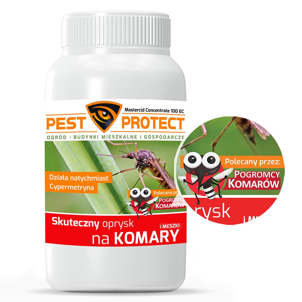 Oprysk na Komary Kleszcze Meszki PEST PROTECT 250ml do Ogrodu