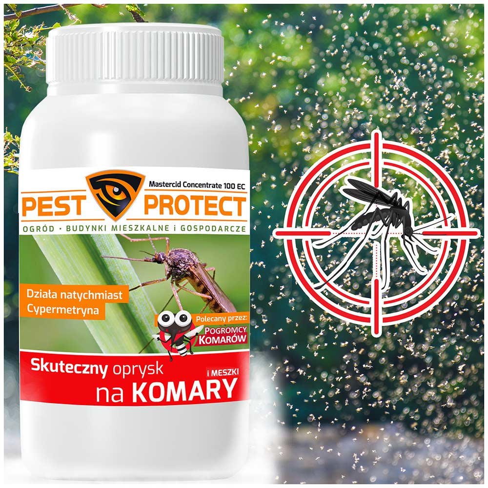 Wydajny Koncentrat Oprysk na Komary Kleszcze Meszki PEST PROTECT 250ml