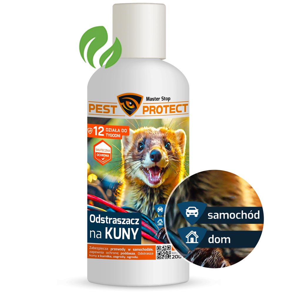 odstraszacz kun, na kuny bez chemii PEST PROTECT 200ml