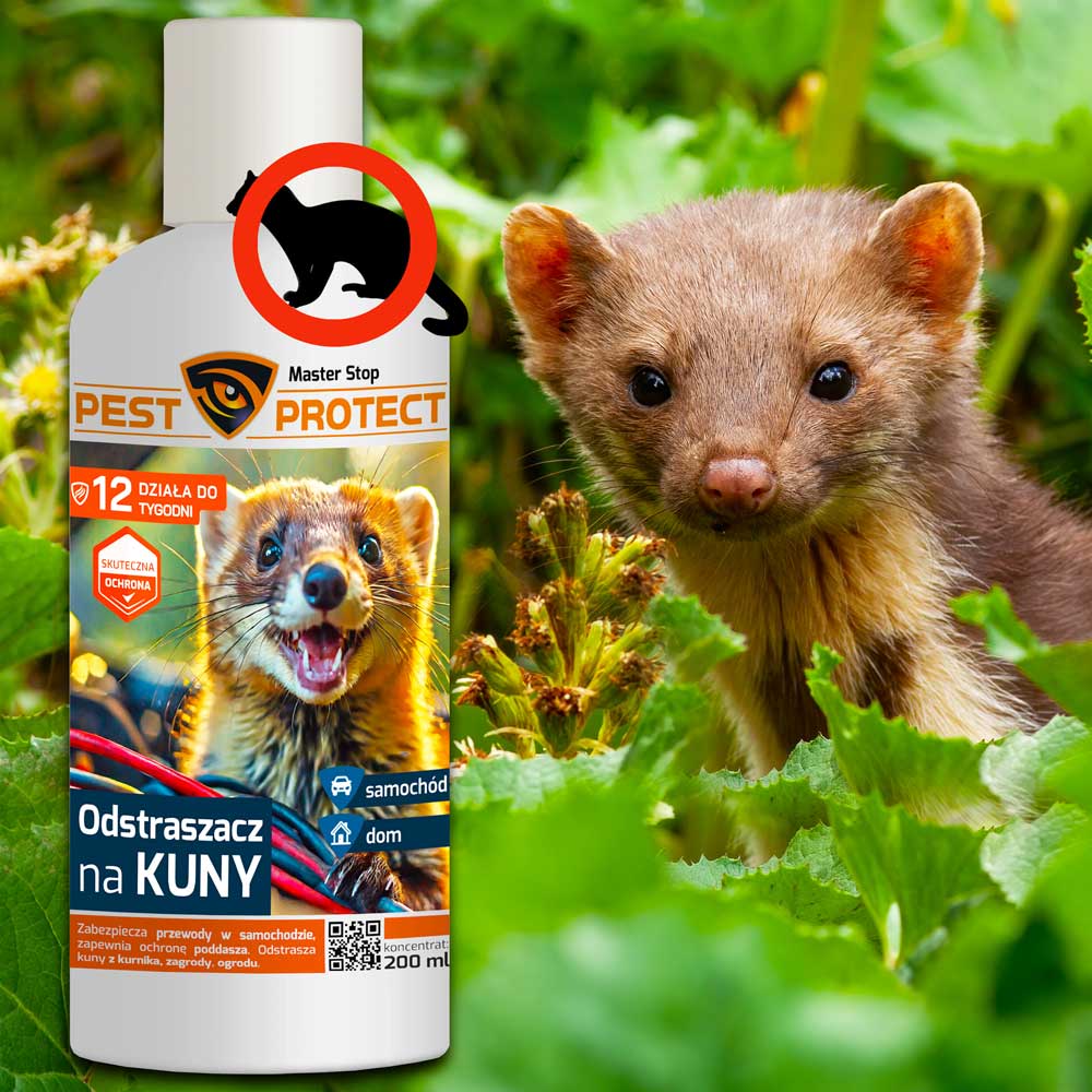 odstraszacz kun. środek preparat na kuny do ogrodu PEST PROTECT 200ml