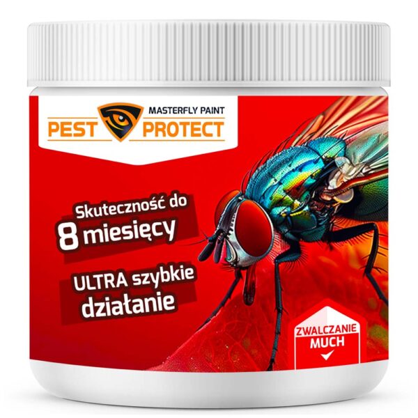 Preparat środek na muchy na zewnątrz do domu w domu na tarasie PEST PROTECT 25g
