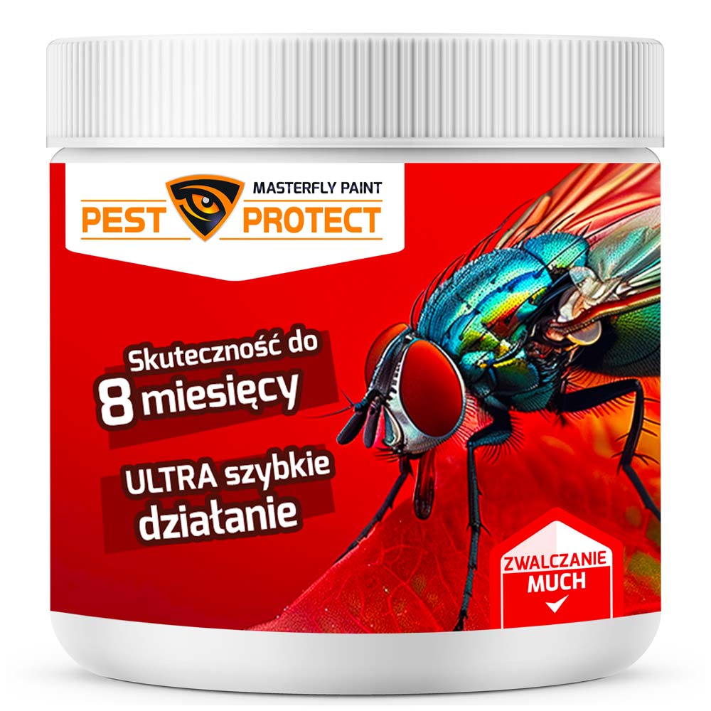 Preparat środek na muchy na zewnątrz do domu w domu na tarasie PEST PROTECT 25g